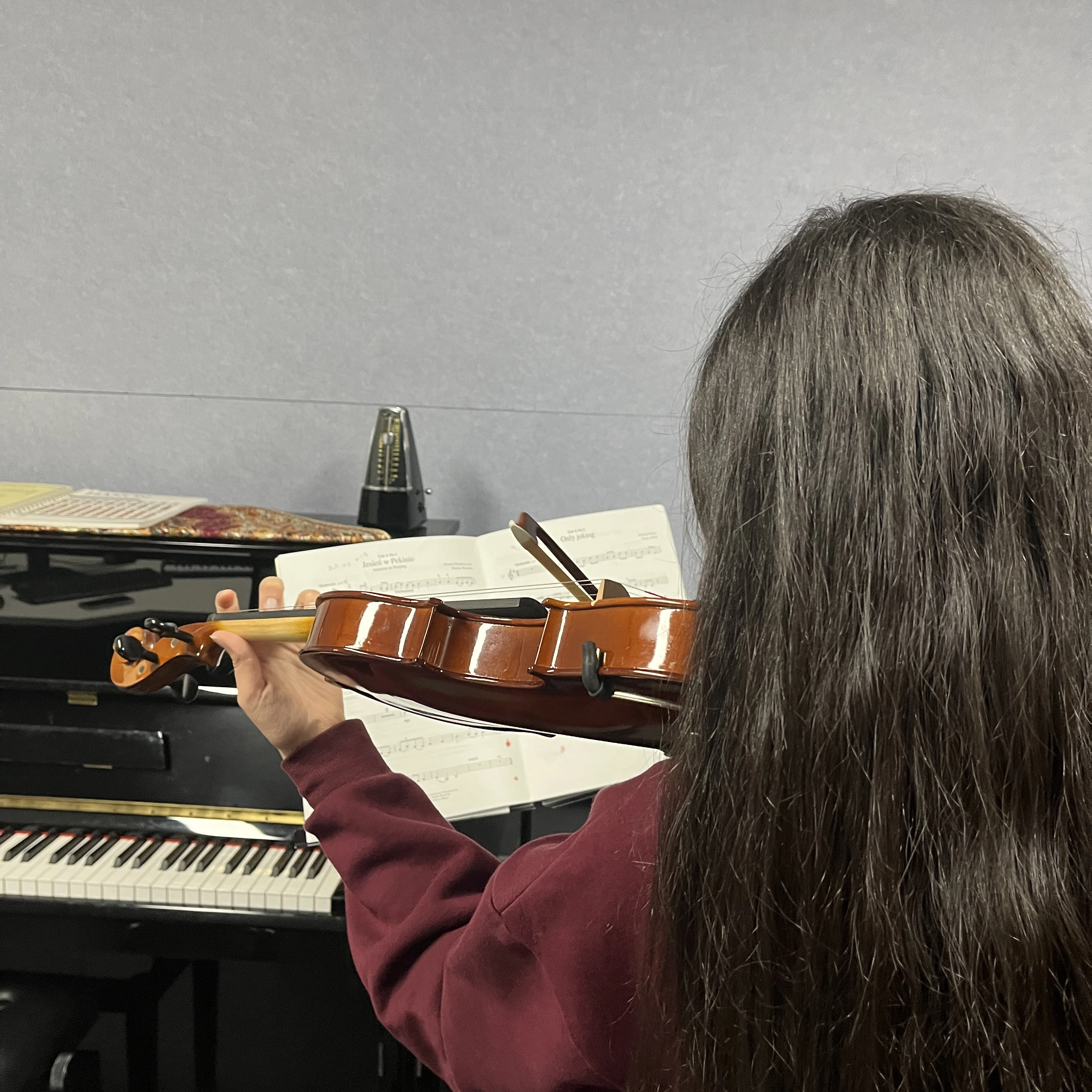 Violin student
